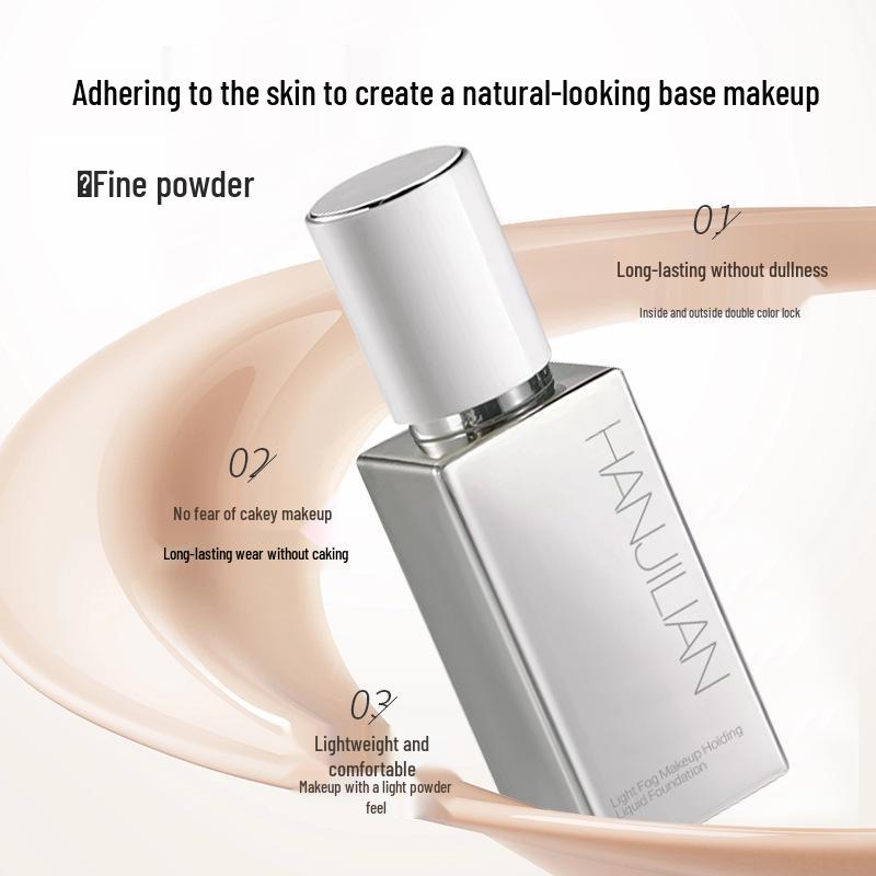 Han Ji Lian H919 Long-Lasting Light Mist Foundation & Concealer - Waterproof, Sweatproof, Creamy Adherent Formula 30g слоновая кость
Han Ji Lian H919 Long-Lasting Light Mist Foundation & Concealer - Waterproof, Sweatproof, Creamy Adherent Formula 30g слоновая кость