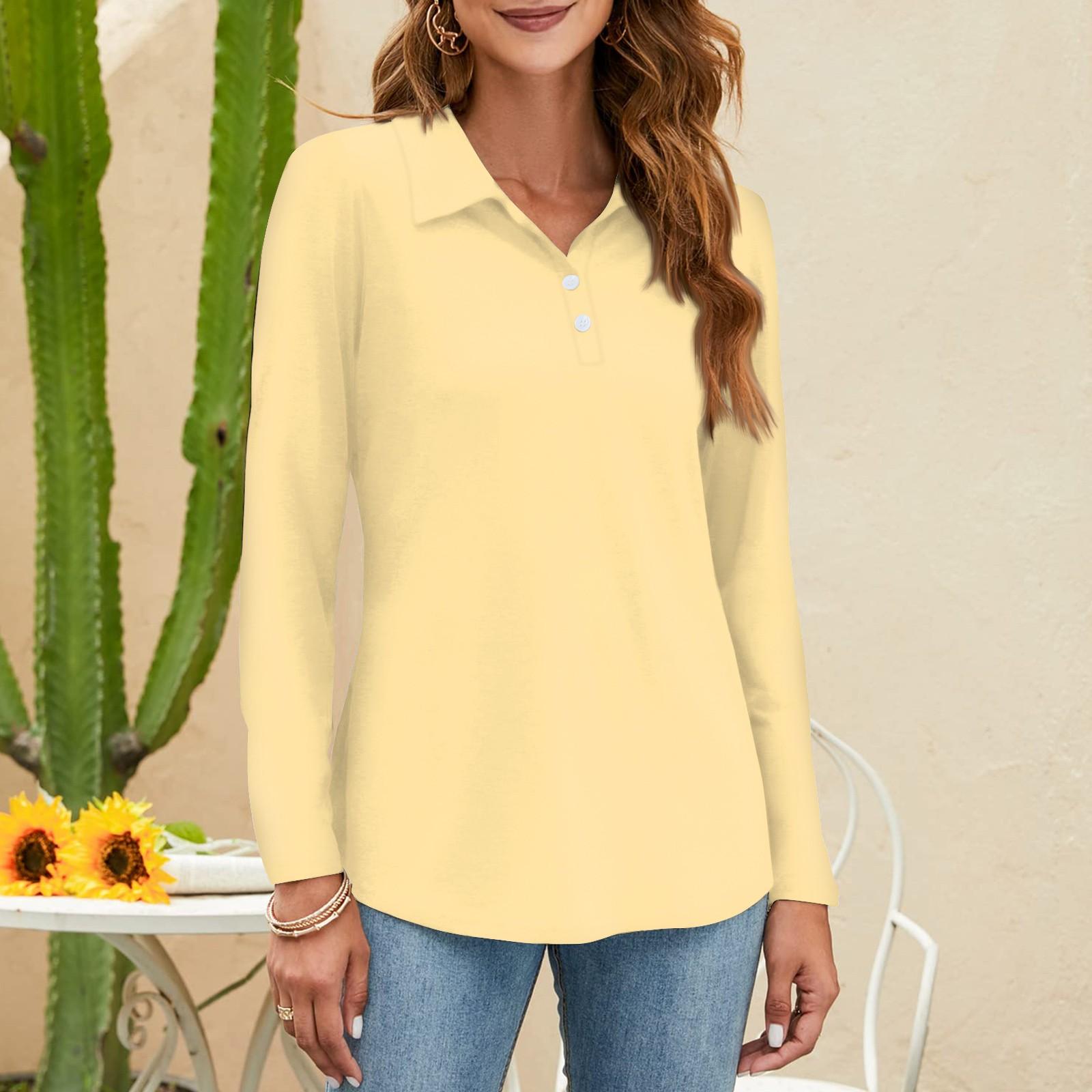 Жіноча модна однотонна вільна сорочка з V-подібним вирізом і довгими рукавами S золотий
Жіноча модна однотонна вільна сорочка з V-подібним вирізом і довгими рукавами S золотий