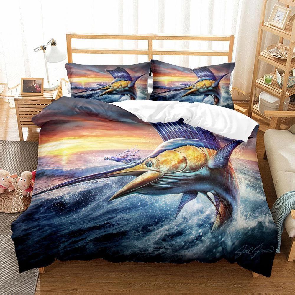 Fishing Bedding Set Hunting Down Duvet Cover Queen King Single Duvet Cover Pillowcase 2/3pc Gift Soft Bedroom Decoration DE 100x135cm
Fishing Bedding Set Hunting Down Duvet Cover Queen King Single Duvet Cover Pillowcase 2/3pc Gift Soft Bedroom Decoration DE 100x135cm