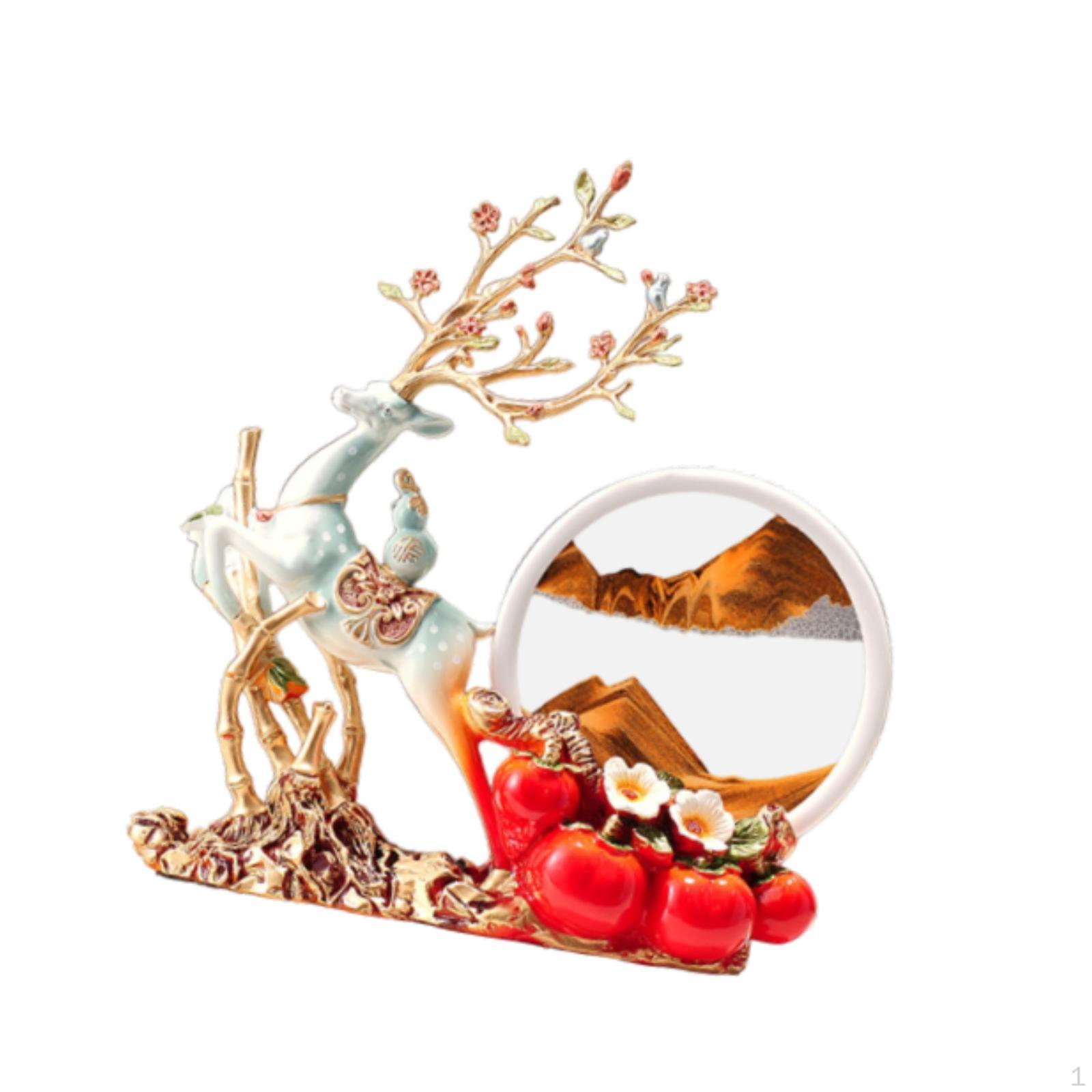 Deer Sculpture Quicksand Decor Ornaments Artistic Home Decoration Creative Moving Sand Art Liquid
Deer Sculpture Quicksand Decor Ornaments Artistic Home Decoration Creative Moving Sand Art Liquid