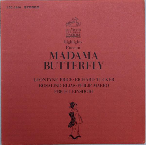 LP Record LEONTYNE PRICE, RICHARD TUCKER, ROS - Highlights From Madama Butterfly LSC2840 RCA Victor Red 1965 US Classical Used
LP Record LEONTYNE PRICE, RICHARD TUCKER, ROS - Highlights From Madama Butterfly LSC2840 RCA Victor Red 1965 US Classical Used