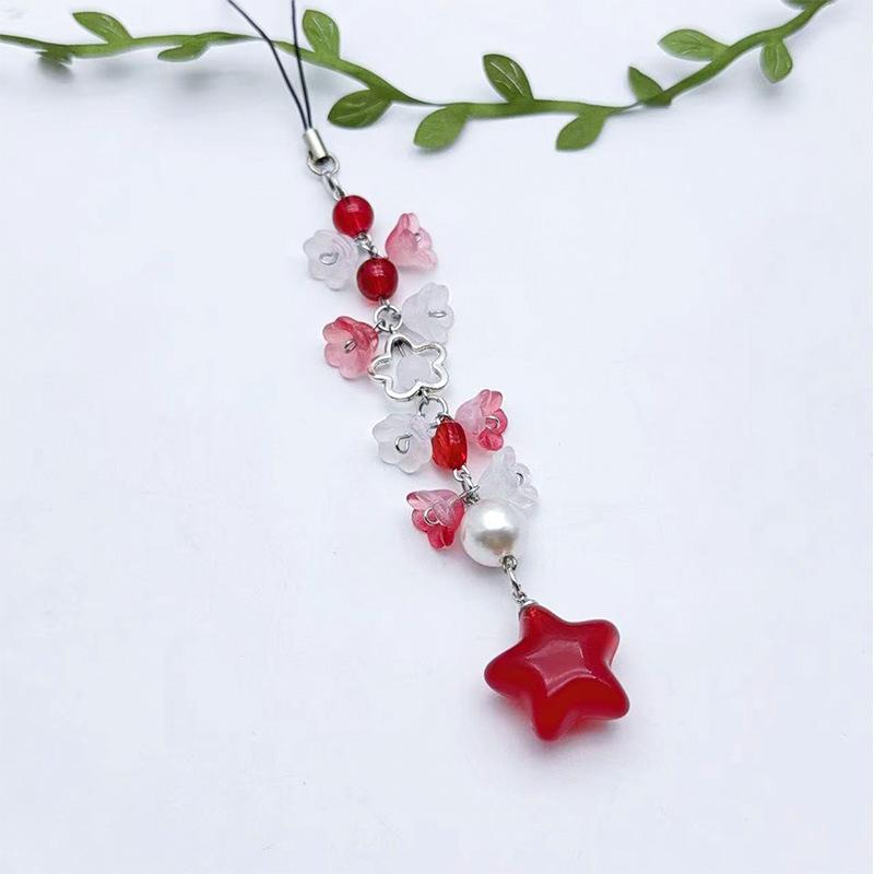 Original Y2k Handmade Flower Glass Beaded Star Pendant Keychain Charms Cute Sweet Aesthetic Phone Bag Decoration Gift For Woman
Original Y2k Handmade Flower Glass Beaded Star Pendant Keychain Charms Cute Sweet Aesthetic Phone Bag Decoration Gift For Woman
