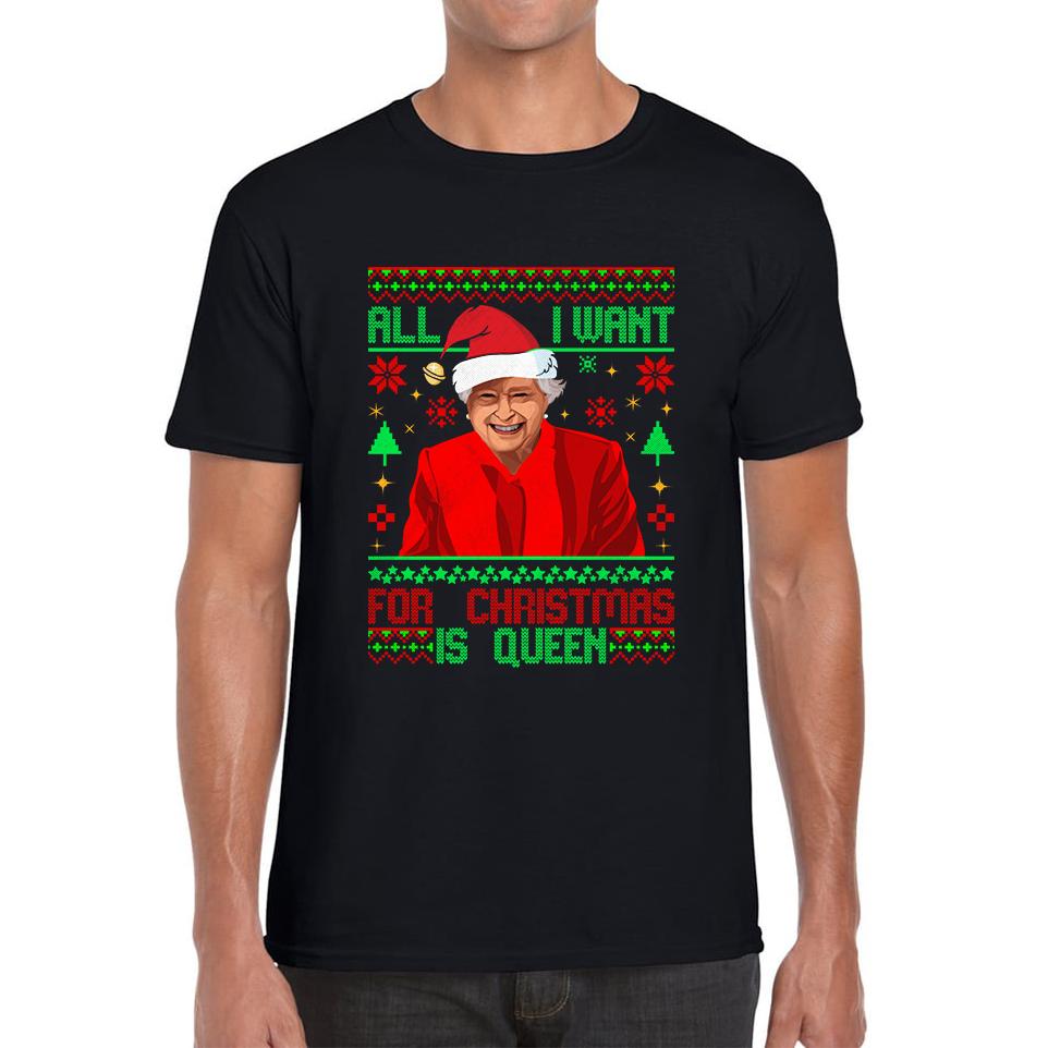 All I Want for Christmas Is Queen Elizabeth II Mens T Shirt Womens Tops Tees L
All I Want for Christmas Is Queen Elizabeth II Mens T Shirt Womens Tops Tees L