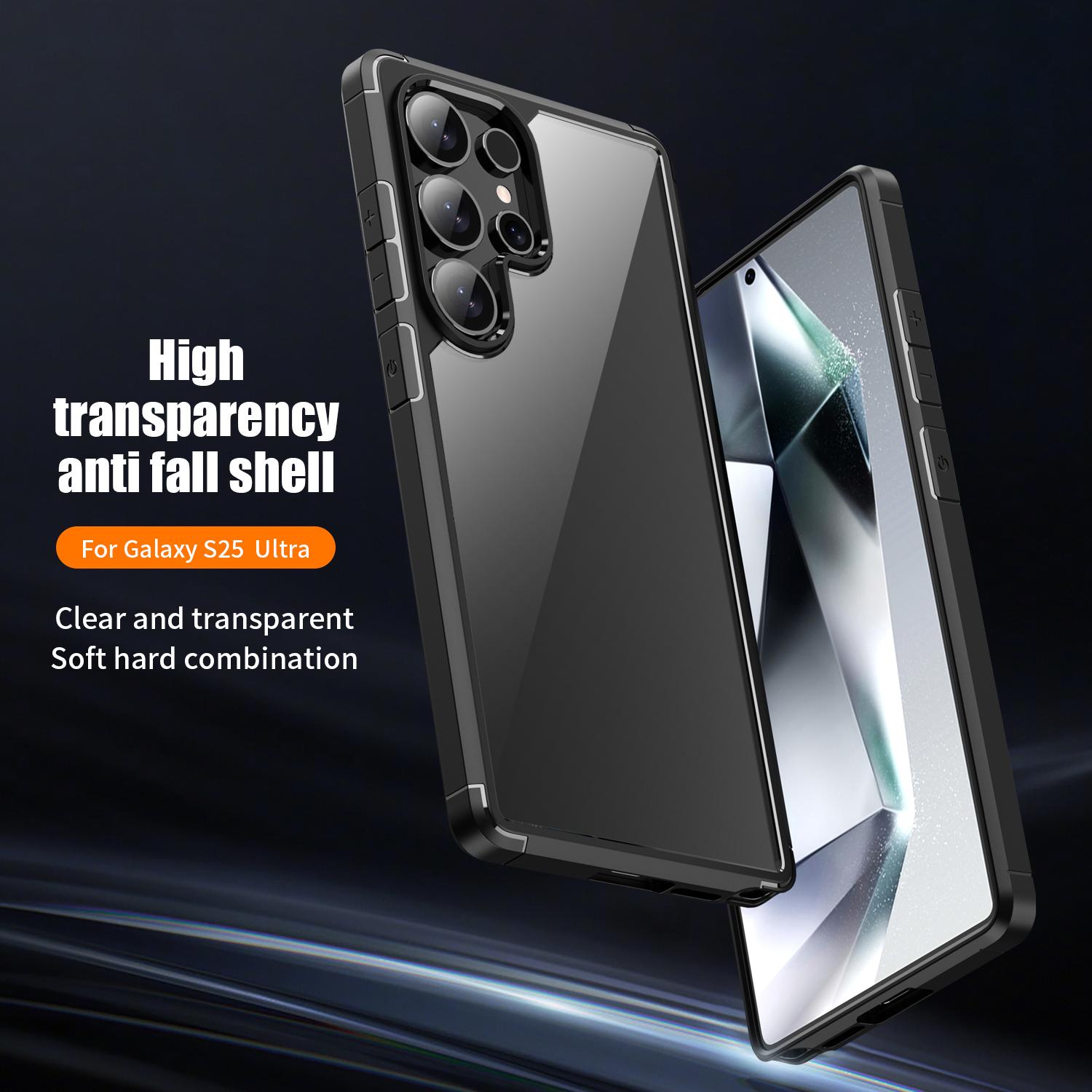 Defense Armor Series for Samsung Galaxy S25 Ultra Case Anti-Scratch TPU+PC Clear Back Shell Grey
Defense Armor Series for Samsung Galaxy S25 Ultra Case Anti-Scratch TPU+PC Clear Back Shell Grey