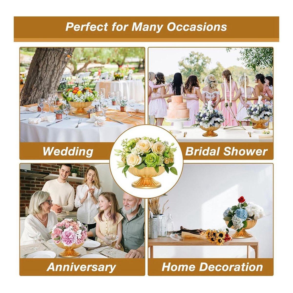 2026 New Gold Flower Vases for Centerpieces: Vintage Compote Bowl Vase for Wedding 4 Inch Small Pedestal Vase 2pcs China Mainland
2026 New Gold Flower Vases for Centerpieces: Vintage Compote Bowl Vase for Wedding 4 Inch Small Pedestal Vase 2pcs China Mainland