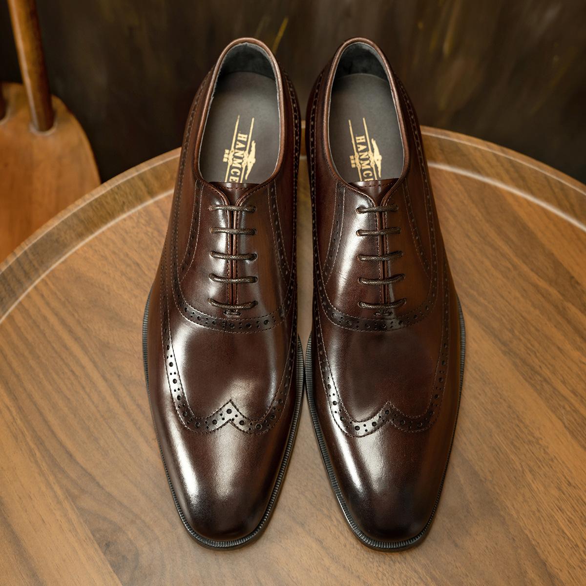 Men S Business Dress Oxford Brock Leather Shoes Cowhide Large Size 48 Men S Shoes 44 темно-коричневого кольору
Men S Business Dress Oxford Brock Leather Shoes Cowhide Large Size 48 Men S Shoes 44 темно-коричневого кольору