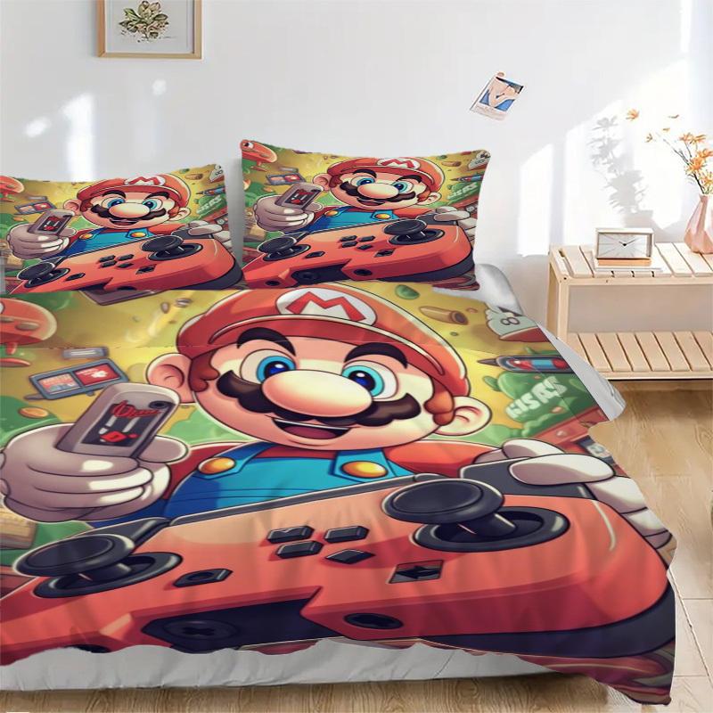 3pcs Mario Controller Duvet Cover Set for Bedroom - Includes 1 Duvet Cover and 2 Pillowcases (Core Not Included) yy251015221 135x200cm
3pcs Mario Controller Duvet Cover Set for Bedroom - Includes 1 Duvet Cover and 2 Pillowcases (Core Not Included) yy251015221 135x200cm