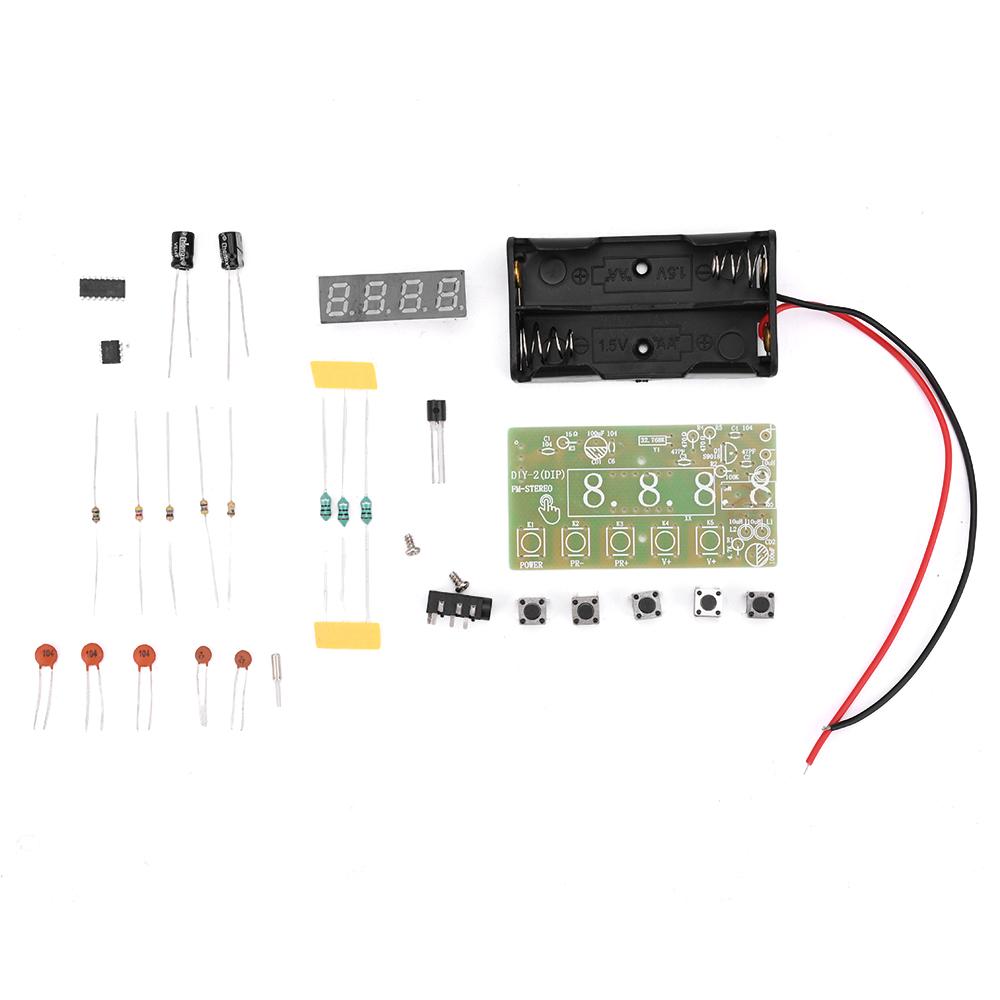 87-108MHz AM/FM Medium Wave Digital Tuning Headphone Radio Dual-Band Stereo Radio DIY Kit Construction Guide
87-108MHz AM/FM Medium Wave Digital Tuning Headphone Radio Dual-Band Stereo Radio DIY Kit Construction Guide
