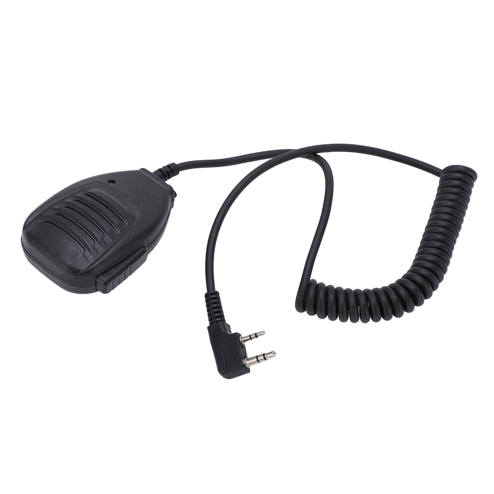 Walkie Talkie Handheld Mic 2 Pin LED Indicator 360 degrees Rotatable Speaker Hand Microphone for BaoFeng UV‑5r
Walkie Talkie Handheld Mic 2 Pin LED Indicator 360 degrees Rotatable Speaker Hand Microphone for BaoFeng UV‑5r