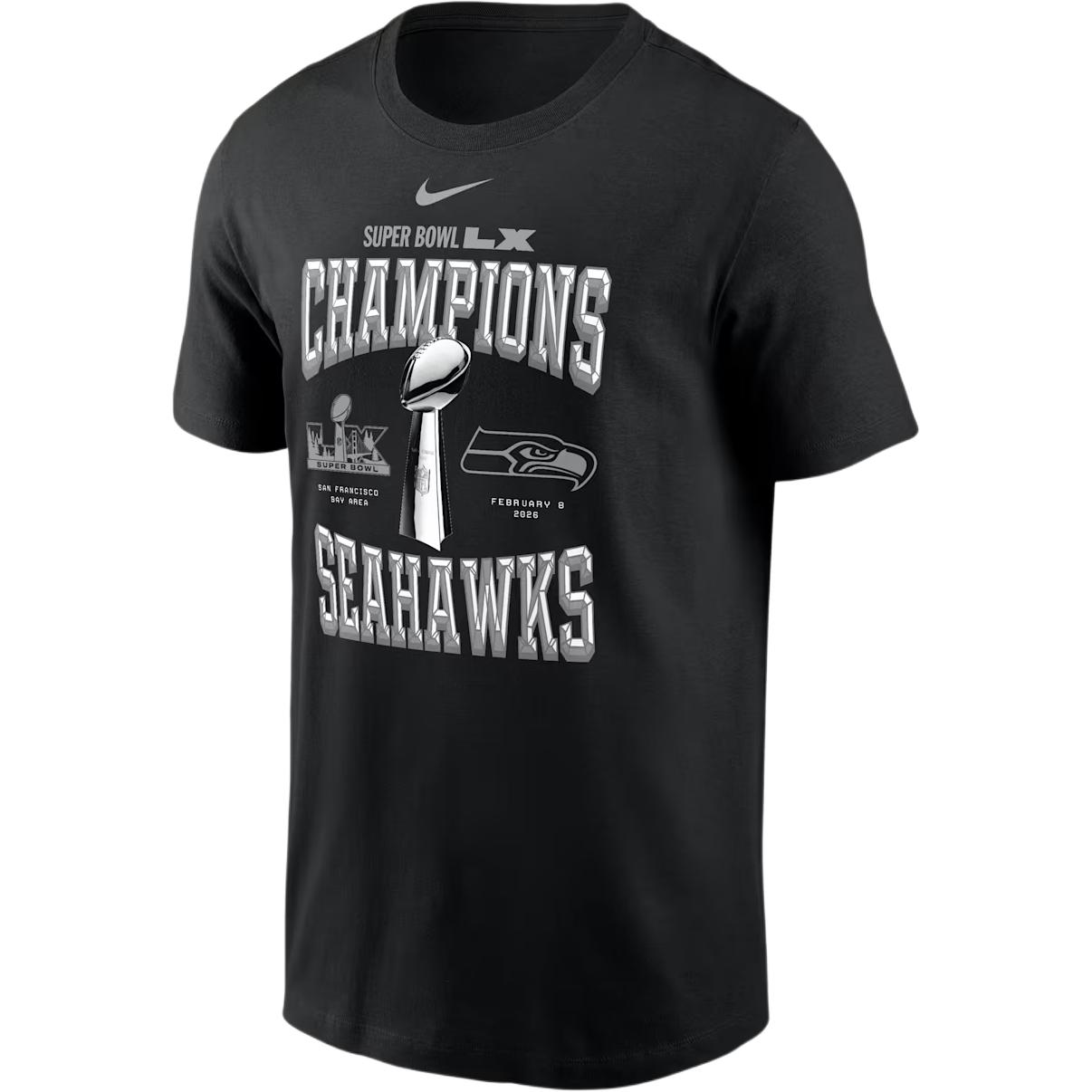 Nike Nfl Seattle Seahawks Super Bowl Lx Champions Trophy Collection Cotton Crew Neck Short Sleeve T-Shirt Men tops N19900A78Z-0MZ 2XL
Nike Nfl Seattle Seahawks Super Bowl Lx Champions Trophy Collection Cotton Crew Neck Short Sleeve T-Shirt Men tops N19900A78Z-0MZ 2XL