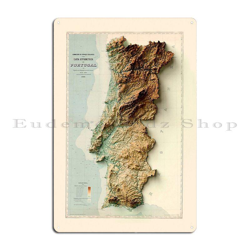 1906 Portugal Relief Map 3d Digitally Rendered Metal Sign Create Create Plaques Plaques Home Tin Sign Poster 20x30cm(7.8x11.8inch)
1906 Portugal Relief Map 3d Digitally Rendered Metal Sign Create Create Plaques Plaques Home Tin Sign Poster 20x30cm(7.8x11.8inch)