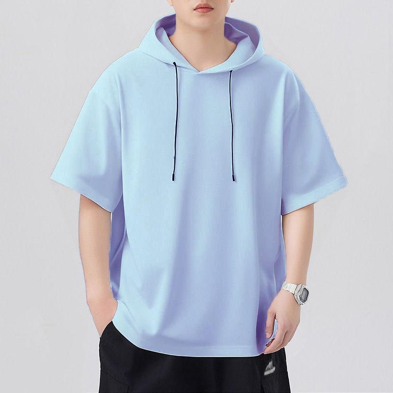 Men s Summer Solid-Color Lightweight Hooded Short-Sleeve T-Shirt: Relaxed-Fit Casual Sweatshirt 2XL небо синє кольору
Men s Summer Solid-Color Lightweight Hooded Short-Sleeve T-Shirt: Relaxed-Fit Casual Sweatshirt 2XL небо синє кольору
