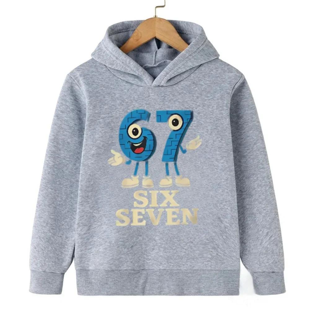 Viral 67 Kids Hooded Sweatshirt Funny Internet Slogan Fashionable Funny Comfortable Casual Boy Girl Pullover Children 120
Viral 67 Kids Hooded Sweatshirt Funny Internet Slogan Fashionable Funny Comfortable Casual Boy Girl Pullover Children 120