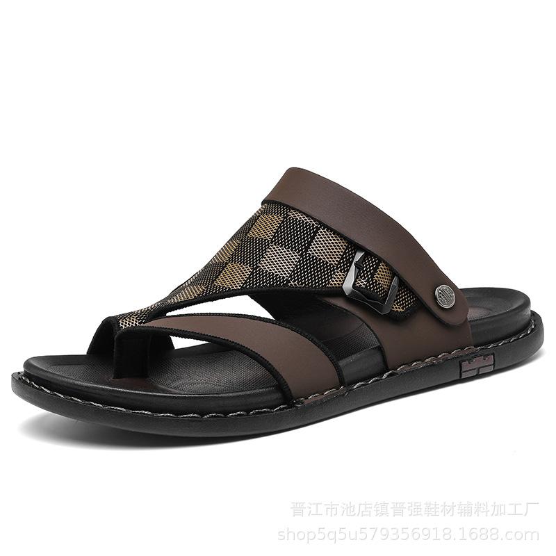 Клетчатые летние пляжные шлепанцы большого размера, уличная платформа, мужские двухцелевые нескользящие сандалии, дышащие модные универсальные шлепанцы 45 коричневый
Клетчатые летние пляжные шлепанцы большого размера, уличная платформа, мужские двухцелевые нескользящие сандалии, дышащие модные универсальные шлепанцы 45 коричневый