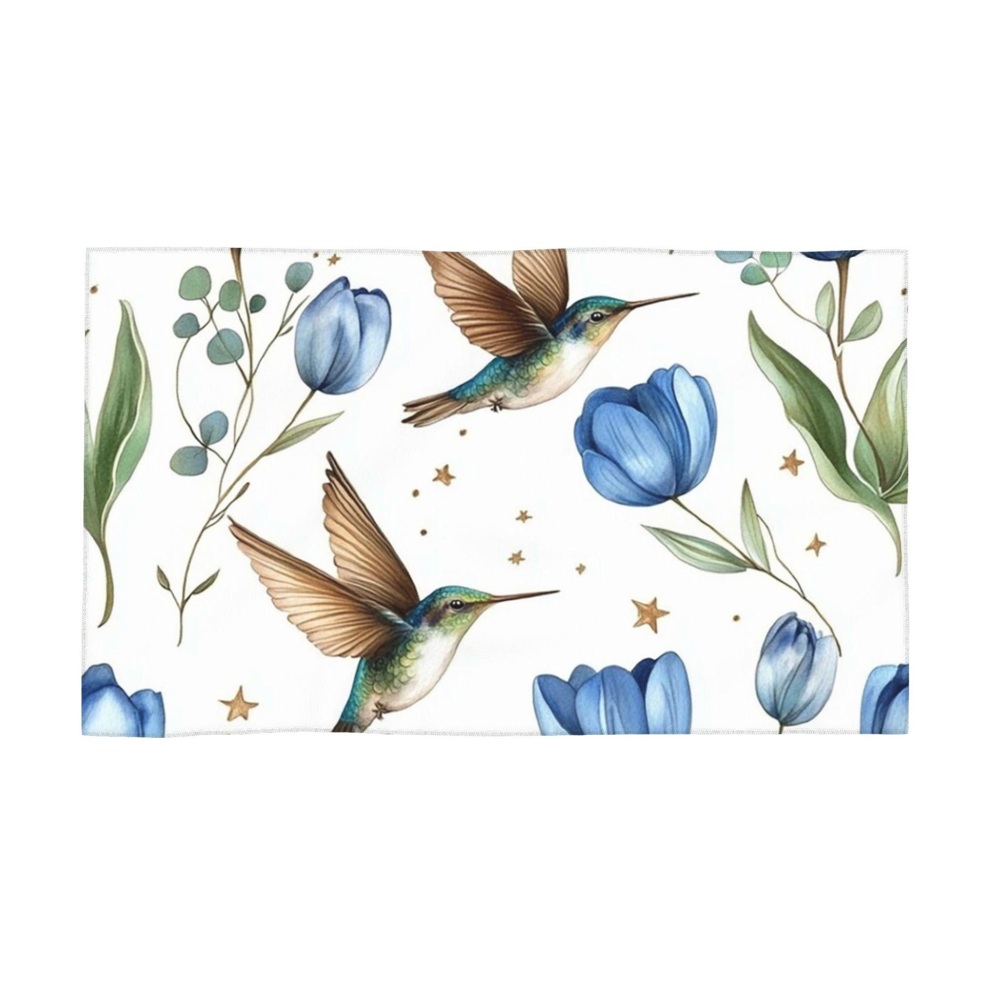 Tulips and Hummingbirds Soft Face Towel Quick Dry Pool Bath Cotton Towels Breathable W40*H60(CM)
Tulips and Hummingbirds Soft Face Towel Quick Dry Pool Bath Cotton Towels Breathable W40*H60(CM)
