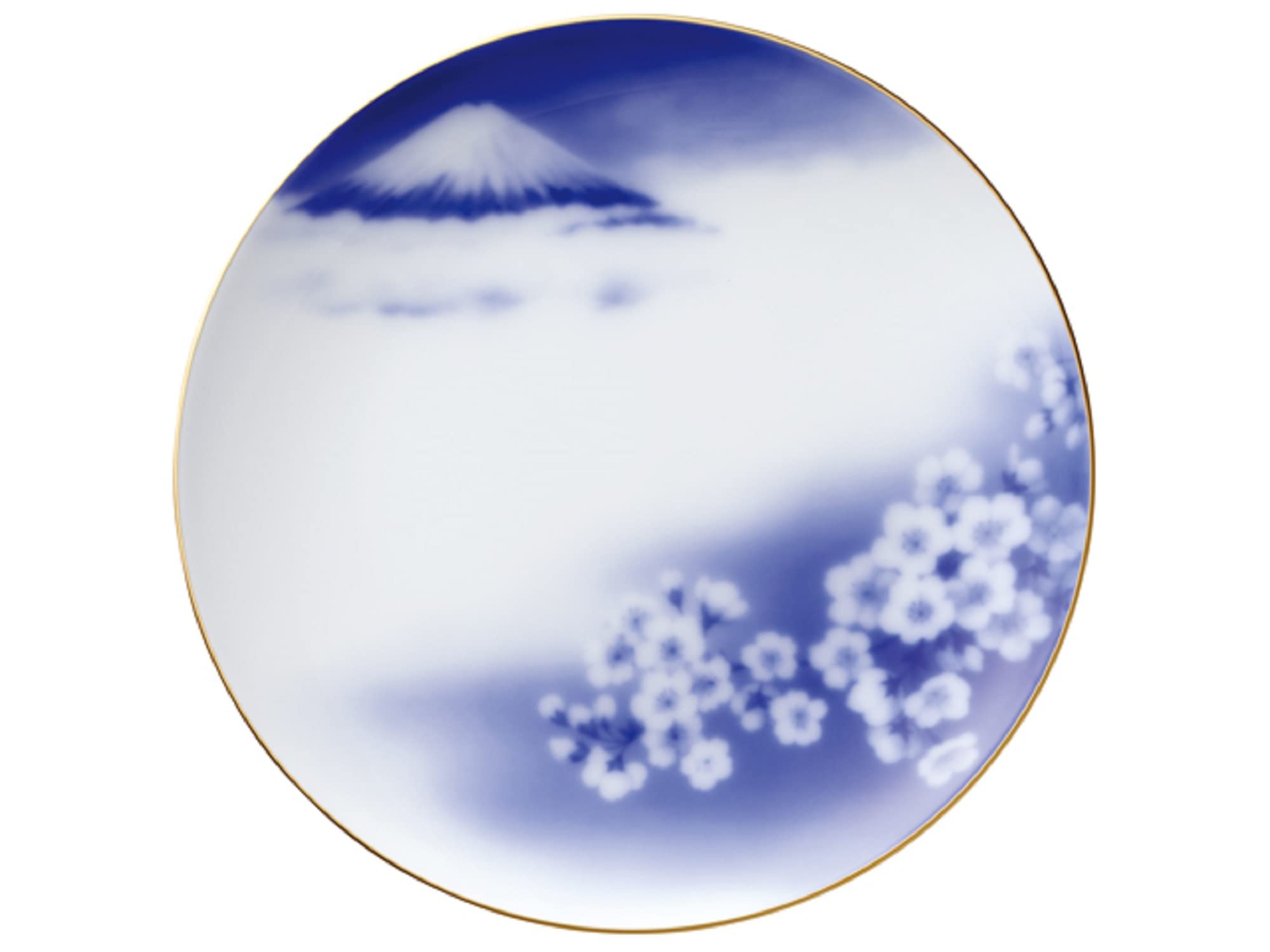 Okura Art Pottery, Cherry Blossom Viewing at Fuji, 23cm Plate, Made in Japan, 30H/8821
Okura Art Pottery, Cherry Blossom Viewing at Fuji, 23cm Plate, Made in Japan, 30H/8821
