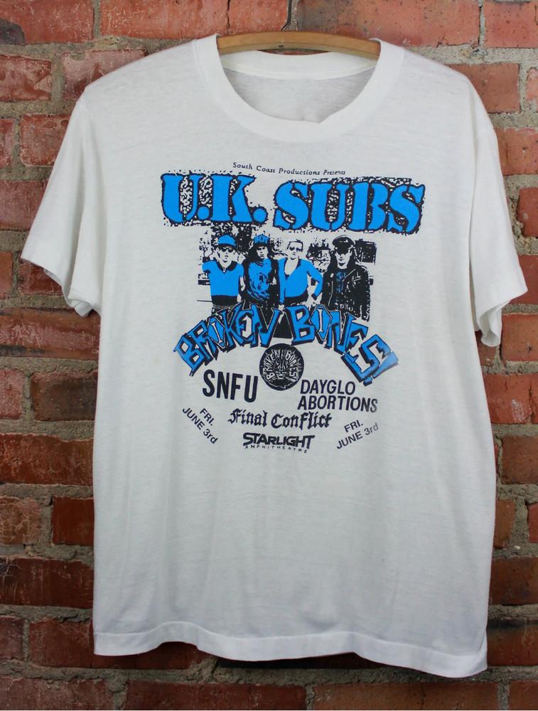 Vintage 80 s UK Subs Concert Gift For Fan White All Size Shirt AG2152 Unisex T-Shirt XL
Vintage 80 s UK Subs Concert Gift For Fan White All Size Shirt AG2152 Unisex T-Shirt XL