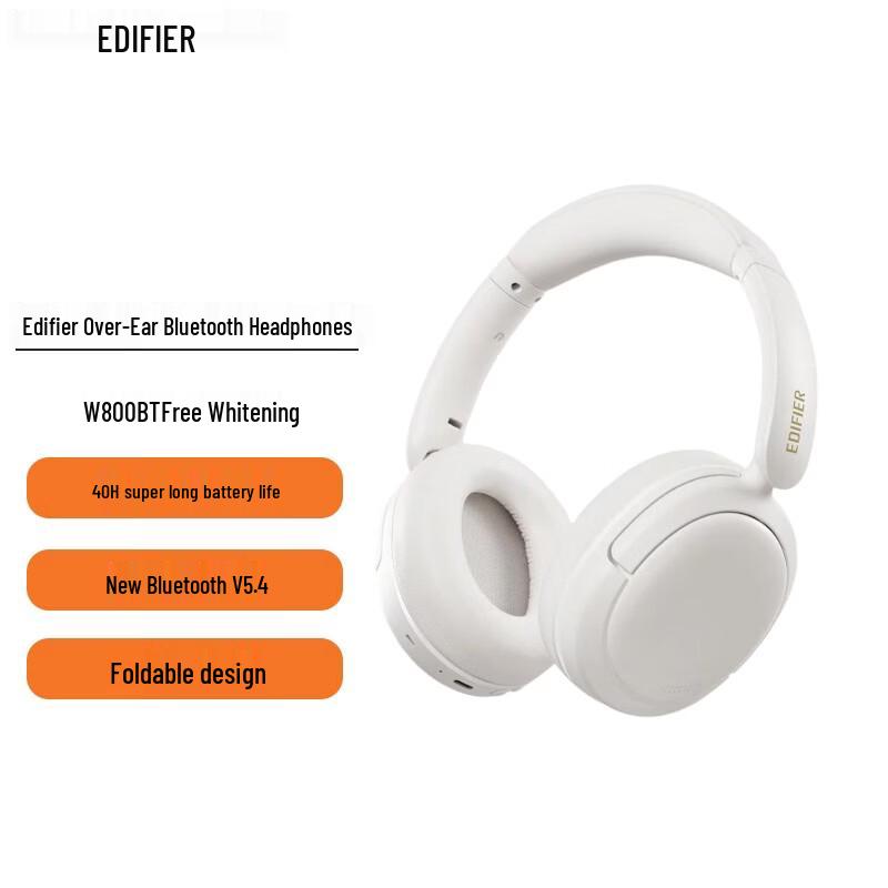 Edifier W800BT Free Over-Ear Bluetooth Headphones
Edifier W800BT Free Over-Ear Bluetooth Headphones