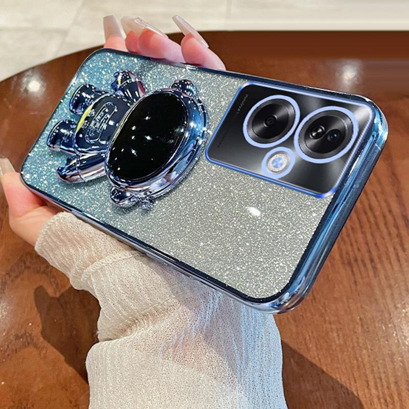 For Oppo A2 5G/A79 5G PC+TPU Glitter Astronaut Kickstand Cover Phone Case Blue
For Oppo A2 5G/A79 5G PC+TPU Glitter Astronaut Kickstand Cover Phone Case Blue