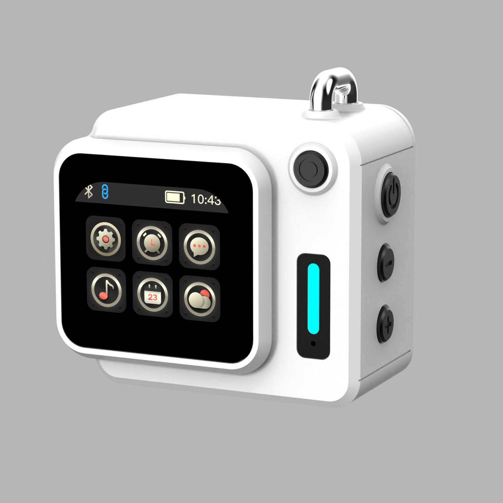 Mini Pocket Smart Bluetooth Speaker IPS Touch Screen Music Box Wireless MP3 Music Player Support Alarm Clock Timer TF Card Play білий
Mini Pocket Smart Bluetooth Speaker IPS Touch Screen Music Box Wireless MP3 Music Player Support Alarm Clock Timer TF Card Play білий