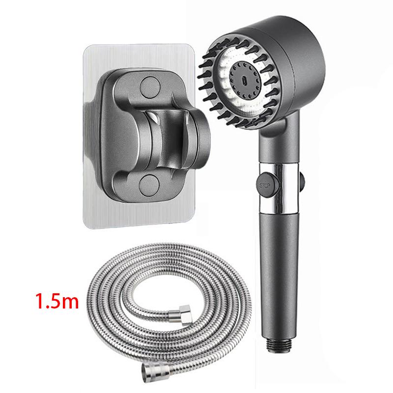 4 режима насадки для душа, насадка для душа высокого давления, одна кнопка, массажная насадка для душа с фильтрующим элементом, аксессуары для ванной комнаты with 1.5m pipe+hook
4 режима насадки для душа, насадка для душа высокого давления, одна кнопка, массажная насадка для душа с фильтрующим элементом, аксессуары для ванной комнаты with 1.5m pipe+hook