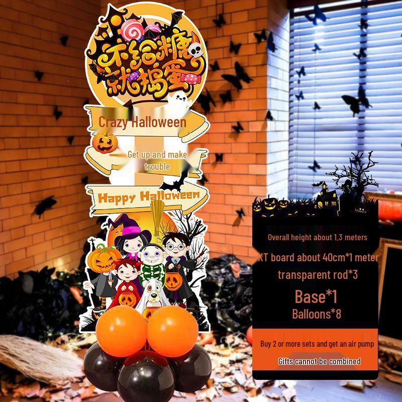 Halloween Balloon Column Kit for Store or Bar Decorations
Halloween Balloon Column Kit for Store or Bar Decorations