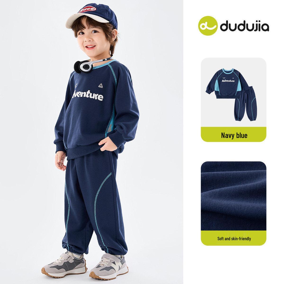 Dududu Spring Children s Hoodie & Sweatpants Set - Boys Sportswear 120 cm темно-синього кольору
Dududu Spring Children s Hoodie & Sweatpants Set - Boys Sportswear 120 cm темно-синього кольору