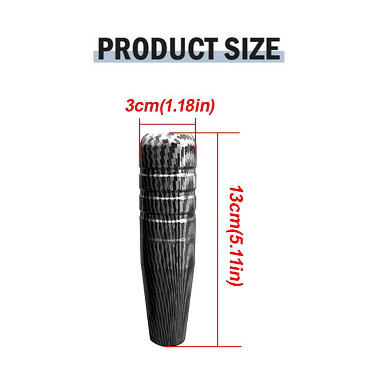 Universal 9cm/13cm Aluminum Alloy Shift Knob Carbon Fiber Car Shift Torque Head Car Car gear head Adapter included
Universal 9cm/13cm Aluminum Alloy Shift Knob Carbon Fiber Car Shift Torque Head Car Car gear head Adapter included