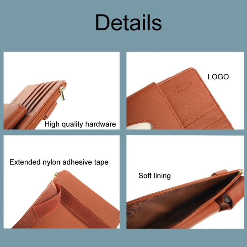GOATHERD Car Sun Visor Tissue Box Storage Bag Microfiber Leather Cards Glasses Holder Bag Brown
GOATHERD Car Sun Visor Tissue Box Storage Bag Microfiber Leather Cards Glasses Holder Bag Brown