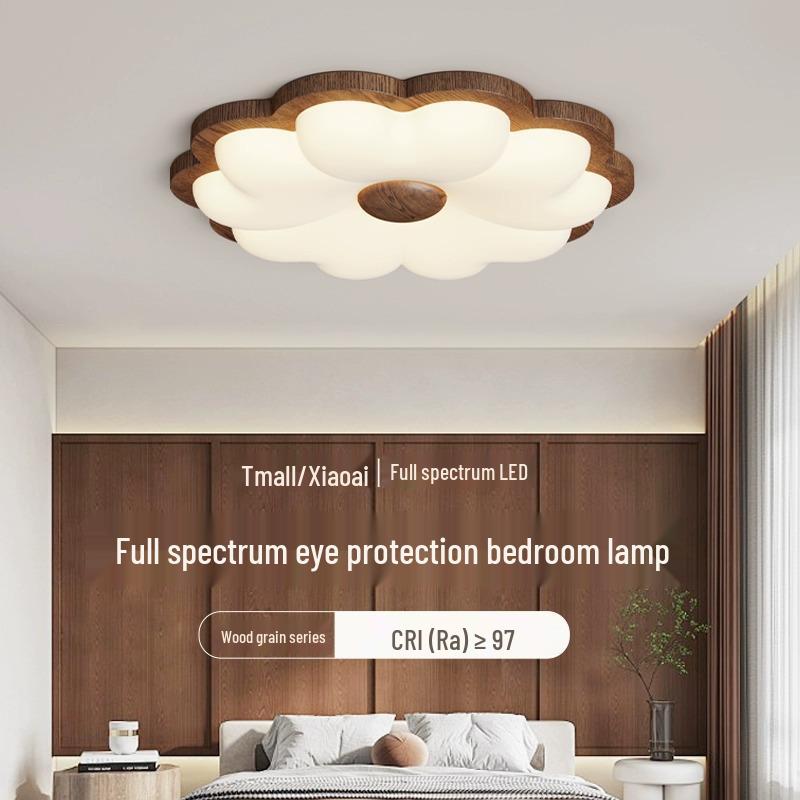 Modern Minimalist Retro Walnut Ceiling Light - Dimmable Full-Spectrum Fixture for Bedroom and Study Walnut Color-52cm/Three Color Light
Modern Minimalist Retro Walnut Ceiling Light - Dimmable Full-Spectrum Fixture for Bedroom and Study Walnut Color-52cm/Three Color Light