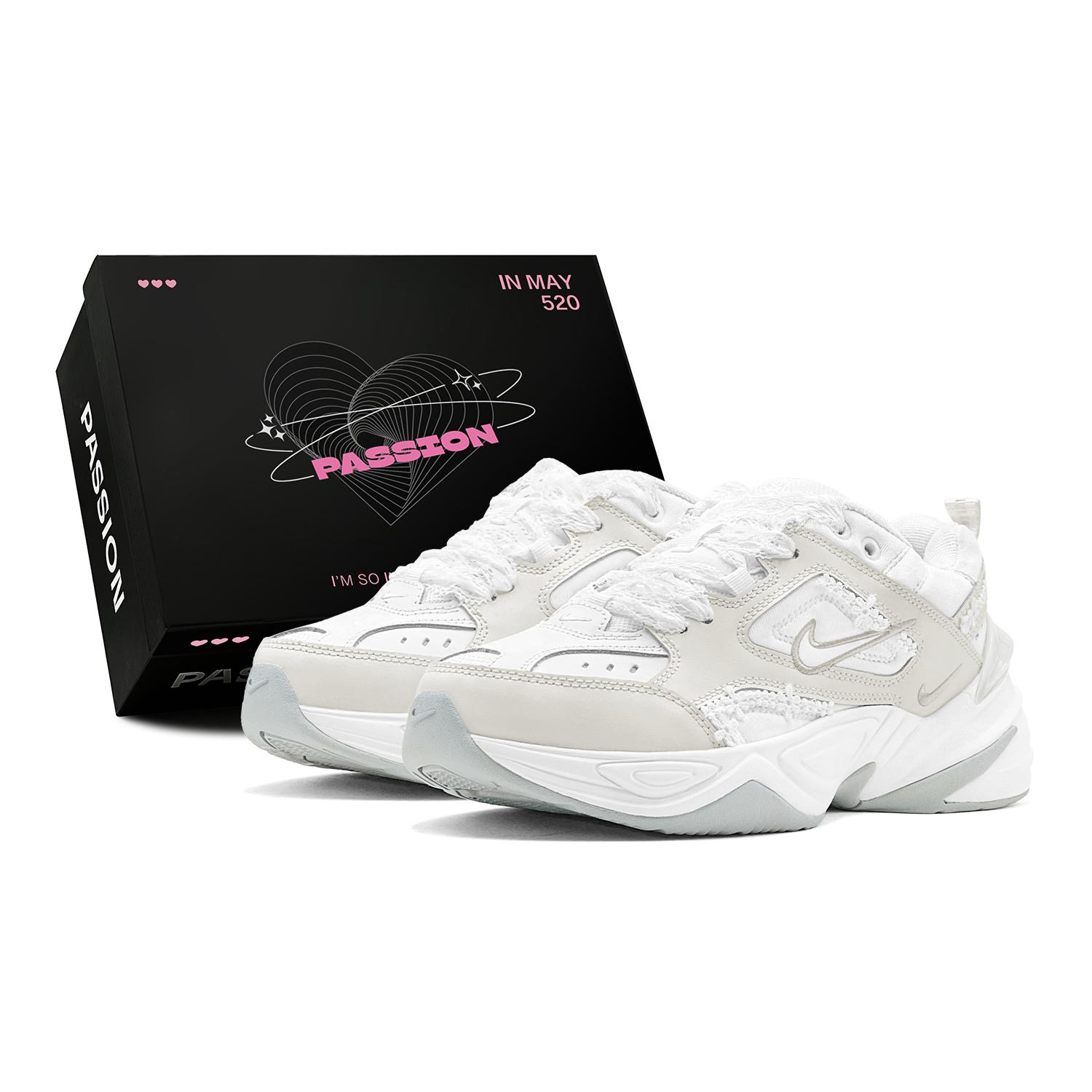 Nike M2K Tekno Mist Floral, Handcrafted Embellished, Vintage Girlish Low top Chunky Sneakers Women s Gray White AO3108-100(TeamS2-S-BOX) 39
Nike M2K Tekno Mist Floral, Handcrafted Embellished, Vintage Girlish Low top Chunky Sneakers Women s Gray White AO3108-100(TeamS2-S-BOX) 39
