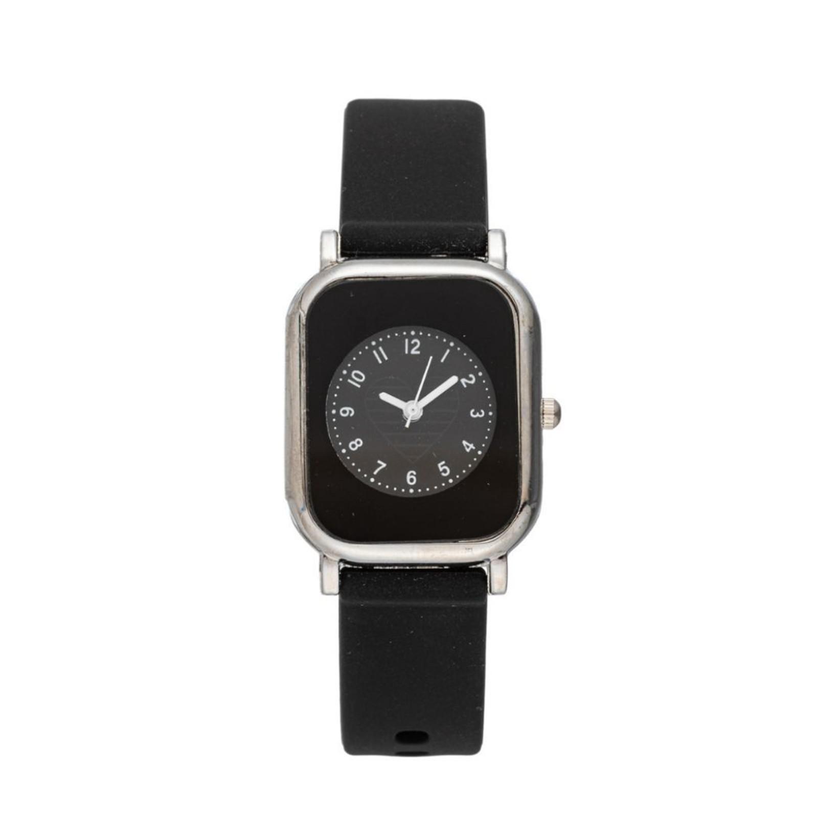 Ladies Quartz Watch with Silicone Strap Rectangular Dial Heart Pattern Minimalist Design Lightweight Durable Timepiece for Everyday Wear One Size
Ladies Quartz Watch with Silicone Strap Rectangular Dial Heart Pattern Minimalist Design Lightweight Durable Timepiece for Everyday Wear One Size