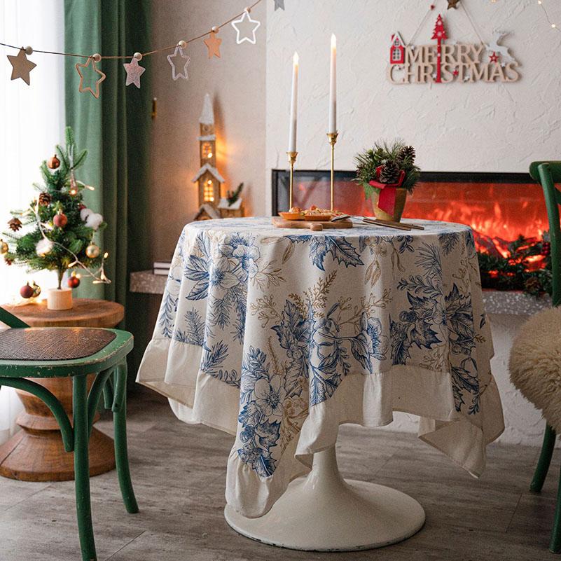 Lotus Leaf Printed Tablecloth for Living Room French Dust-Proof Cotton and Linen Table Mat Cozy Easy-Care Furniture Protector 100x140cm
Lotus Leaf Printed Tablecloth for Living Room French Dust-Proof Cotton and Linen Table Mat Cozy Easy-Care Furniture Protector 100x140cm