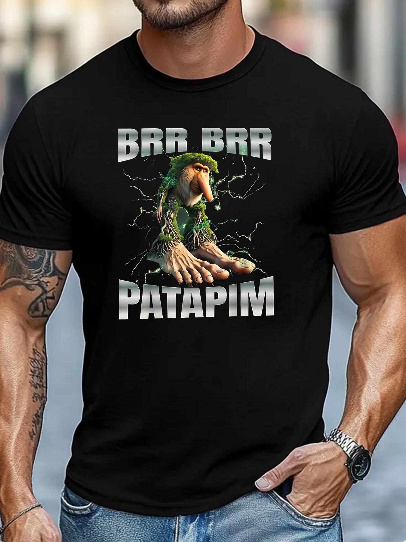 Men s Italian Brain Rot & Bigfoot Meme Graphic T-Shirt - Black Casual Short Sleeve Round Neck Tee S
Men s Italian Brain Rot & Bigfoot Meme Graphic T-Shirt - Black Casual Short Sleeve Round Neck Tee S