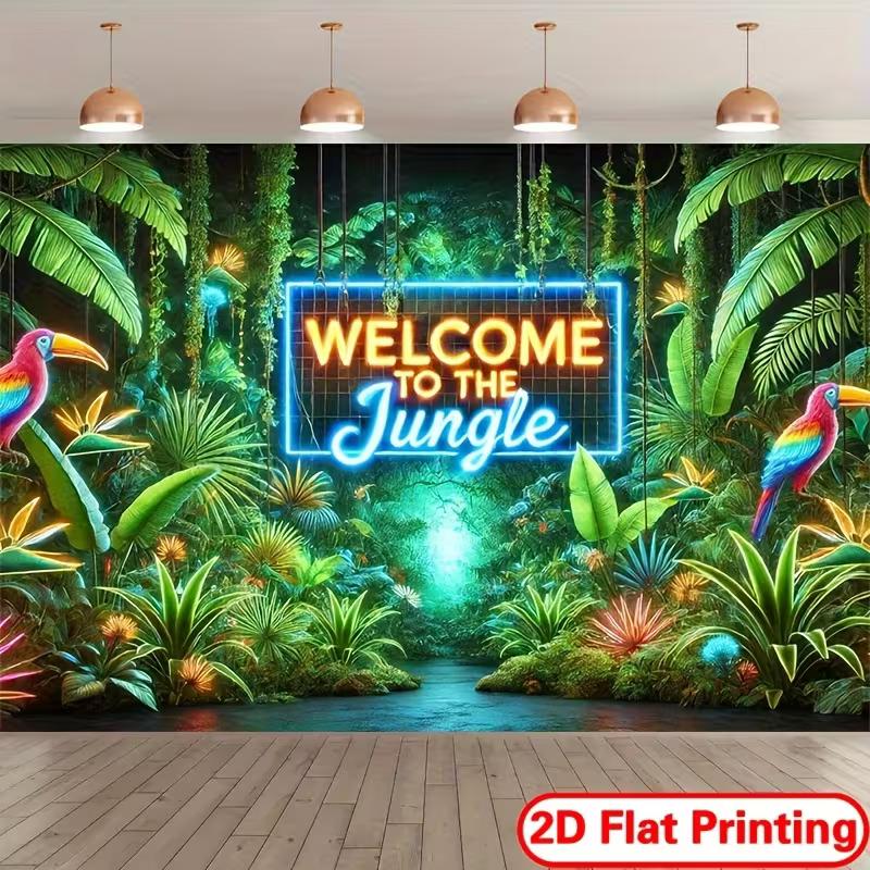 2D Green Jungle Toucan Background Cloth Neon Sign Photo Booth Prop 47.2x31.5inch/120*80cm
2D Green Jungle Toucan Background Cloth Neon Sign Photo Booth Prop 47.2x31.5inch/120*80cm
