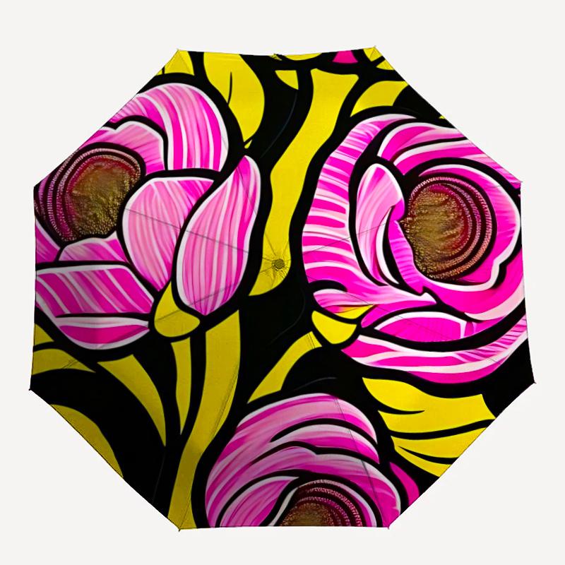 1pc Floral ArtworkAutomatic Open/close Umbrella, 8-Rib sturdy structure, Portable Travel Umbrella, Parties, Everyday Usec59
1pc Floral ArtworkAutomatic Open/close Umbrella, 8-Rib sturdy structure, Portable Travel Umbrella, Parties, Everyday Usec59