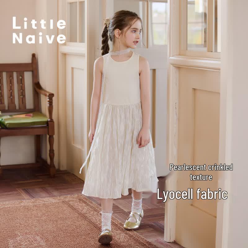 Little Naive Girl s Summer Shimmer Crinkled Patchwork Sleeveless Dress 160
Little Naive Girl s Summer Shimmer Crinkled Patchwork Sleeveless Dress 160