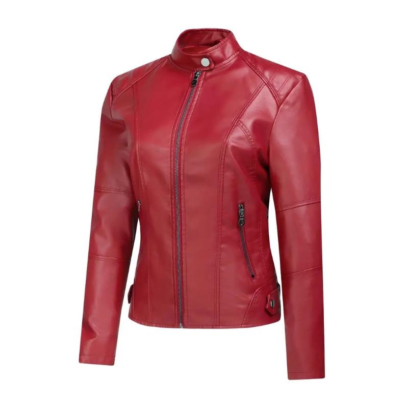 2025 New Women s Leather Jacket Fashion Zipper Short Motorcycle Retro Jacket L червоний
2025 New Women s Leather Jacket Fashion Zipper Short Motorcycle Retro Jacket L червоний