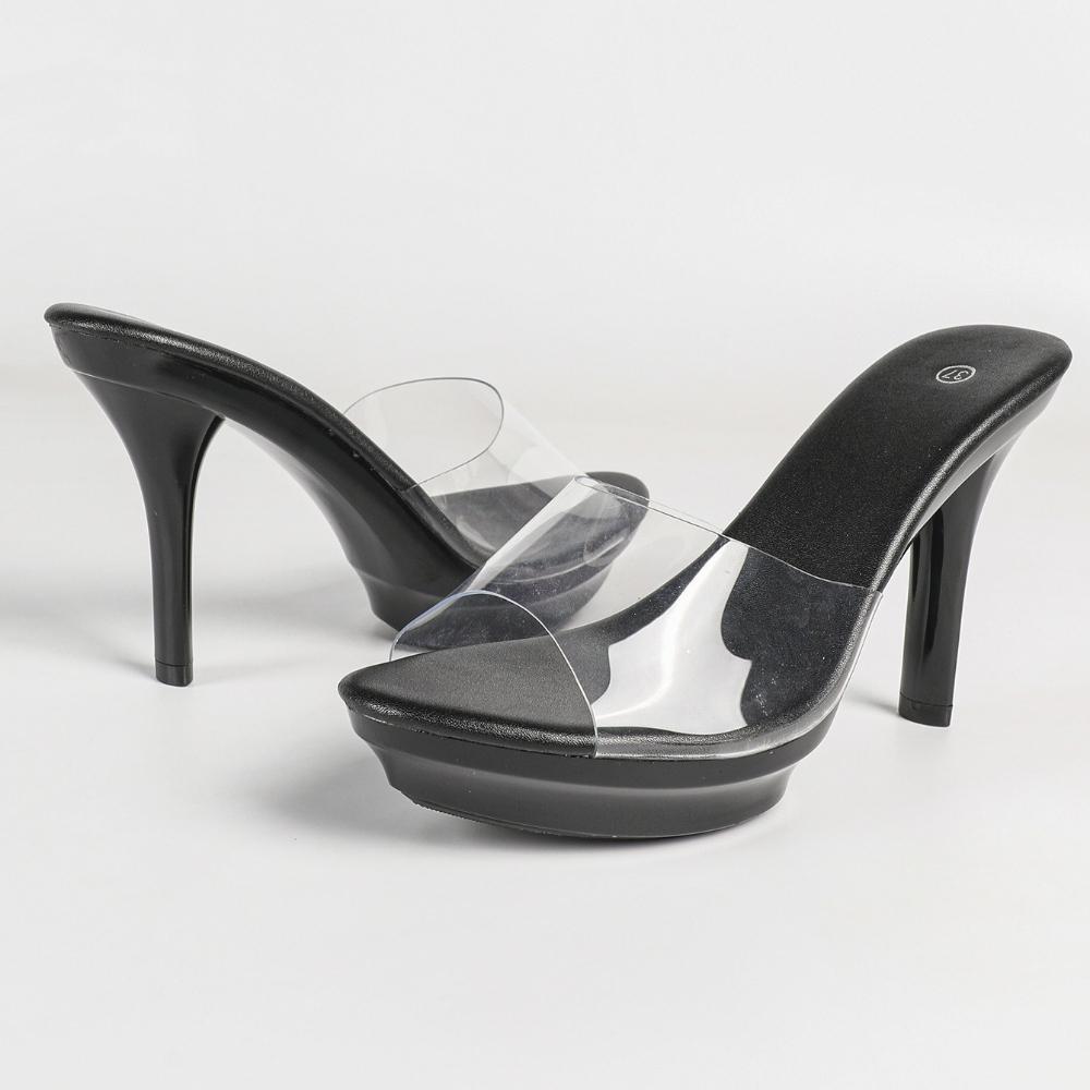 10.5CM PVC Transparent Strap Sandals, Round Toe Thin Heel, Sexy Summer European Runway Banquet Party Shoes LFD-19881-7 43 чорний
10.5CM PVC Transparent Strap Sandals, Round Toe Thin Heel, Sexy Summer European Runway Banquet Party Shoes LFD-19881-7 43 чорний