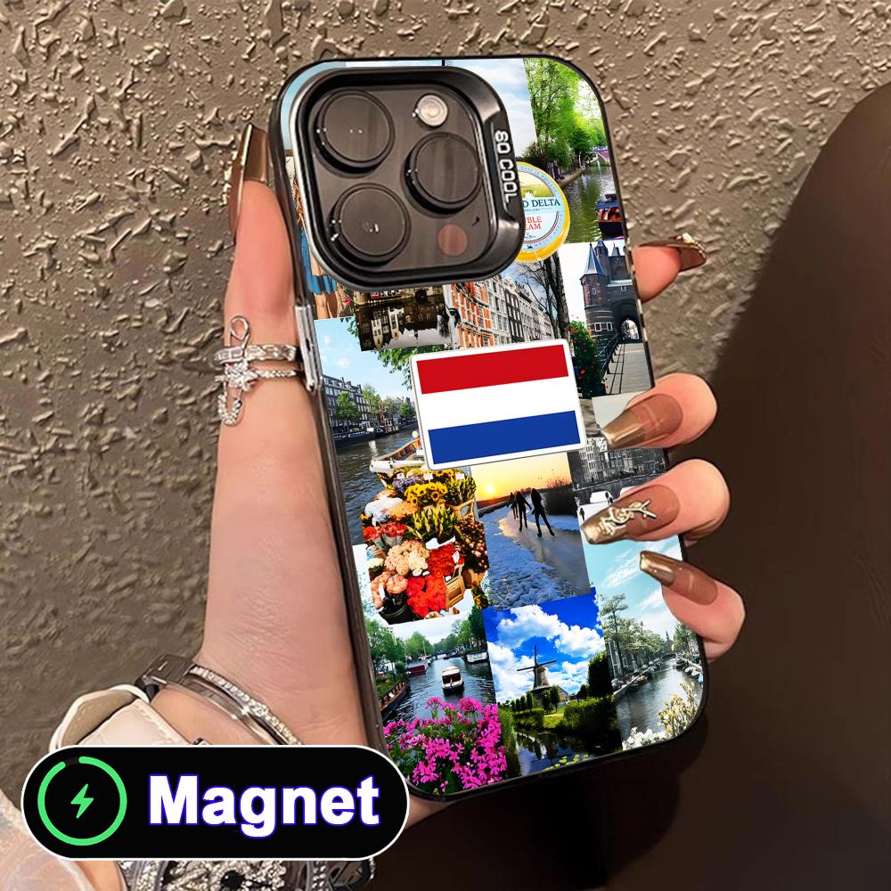Netherland Dutch Flag Translucent MagSafe Mobile Phone Case for iPhone 17 16 15 14 13 12 11 Air Pro Max Plus Colorful Cover iPhone 11
Netherland Dutch Flag Translucent MagSafe Mobile Phone Case for iPhone 17 16 15 14 13 12 11 Air Pro Max Plus Colorful Cover iPhone 11