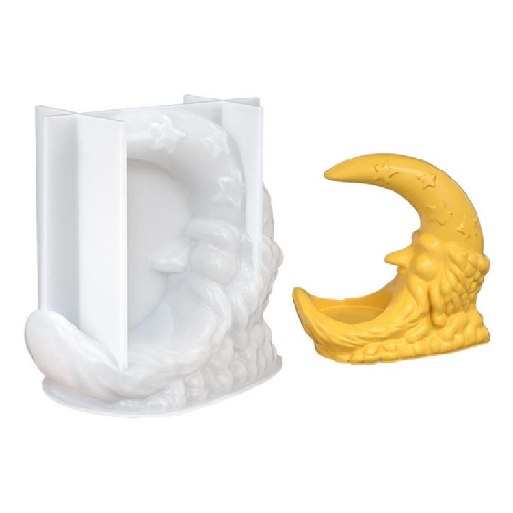 Santa Clause Moon Shaped Silicone Molds For Epoxy Resin Making Candle Tealight Holder Gypsum Ornament Christmas Gift 1
Santa Clause Moon Shaped Silicone Molds For Epoxy Resin Making Candle Tealight Holder Gypsum Ornament Christmas Gift 1