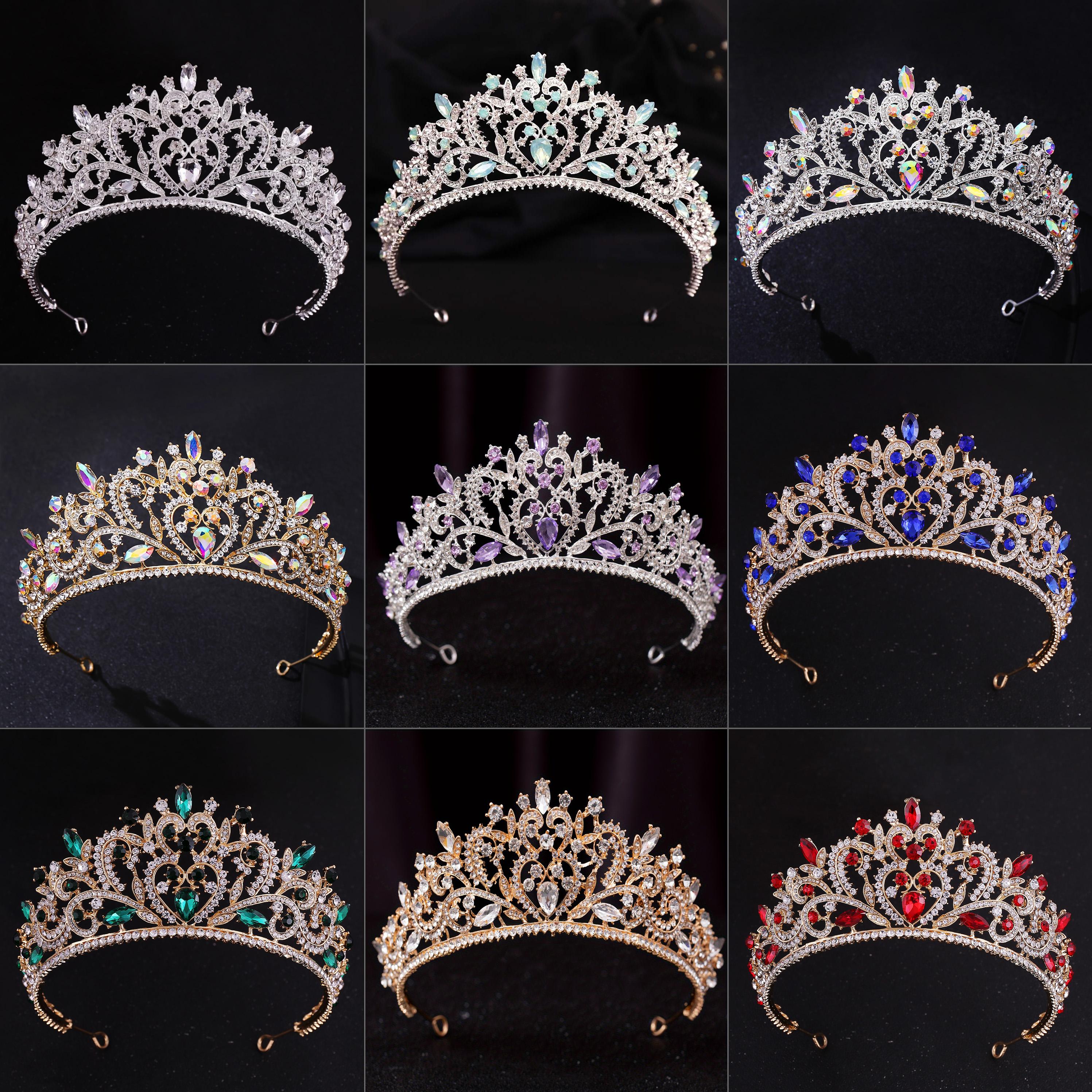 Wedding Crystal Tiara Baroque Crown Bridal Headband Hair Decoration Bride Royal Crowns Elegant Bridal Tiara For Wedding Decor
Wedding Crystal Tiara Baroque Crown Bridal Headband Hair Decoration Bride Royal Crowns Elegant Bridal Tiara For Wedding Decor