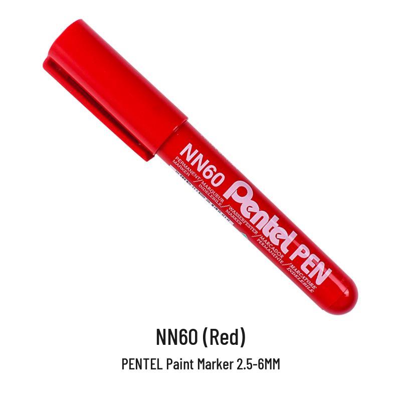 Pentel Oil-Based Marker Pen with Large Tip: Round (NN50) or Square/Flat (NN60).
Pentel Oil-Based Marker Pen with Large Tip: Round (NN50) or Square/Flat (NN60).