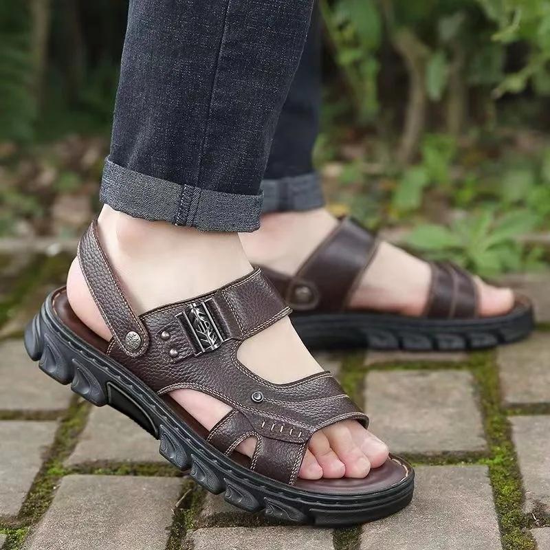 2025 Новая Горячая Распродажа Благородные Мужские Сандалии Нескользящие Сандалии из Натуральной Кожи Мягкие Шлепанцы На Плоской Подошве для Мужской Повседневной Обуви Сандалии 38 коричневый
2025 Новая Горячая Распродажа Благородные Мужские Сандалии Нескользящие Сандалии из Натуральной Кожи Мягкие Шлепанцы На Плоской Подошве для Мужской Повседневной Обуви Сандалии 38 коричневый