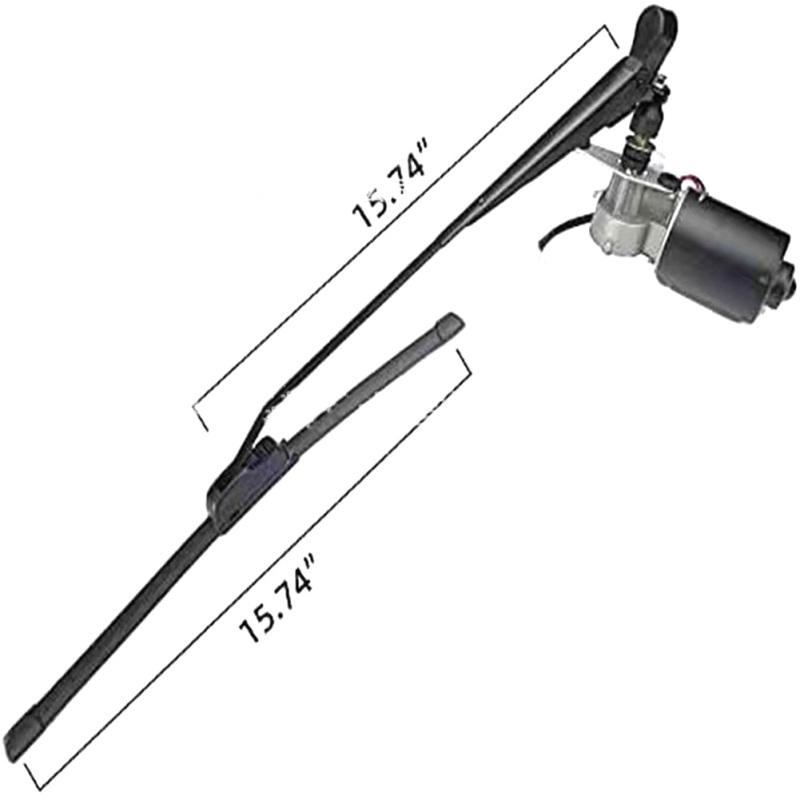 Электрический комплект стеклоочистителей для лобового стекла UTV 12 В, универсальный стеклоочиститель с углом подметания 90 ° чёрный
Электрический комплект стеклоочистителей для лобового стекла UTV 12 В, универсальный стеклоочиститель с углом подметания 90 ° чёрный