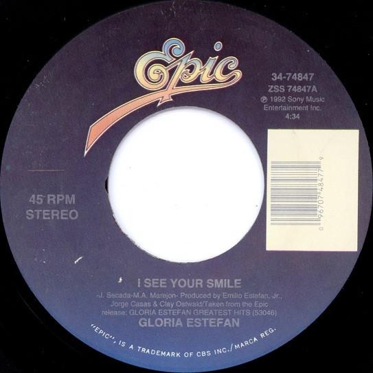 7inch Record GLORIA ESTEFAN I See Your Smile 3474847 Epic 1993 US Pop Used
7inch Record GLORIA ESTEFAN I See Your Smile 3474847 Epic 1993 US Pop Used