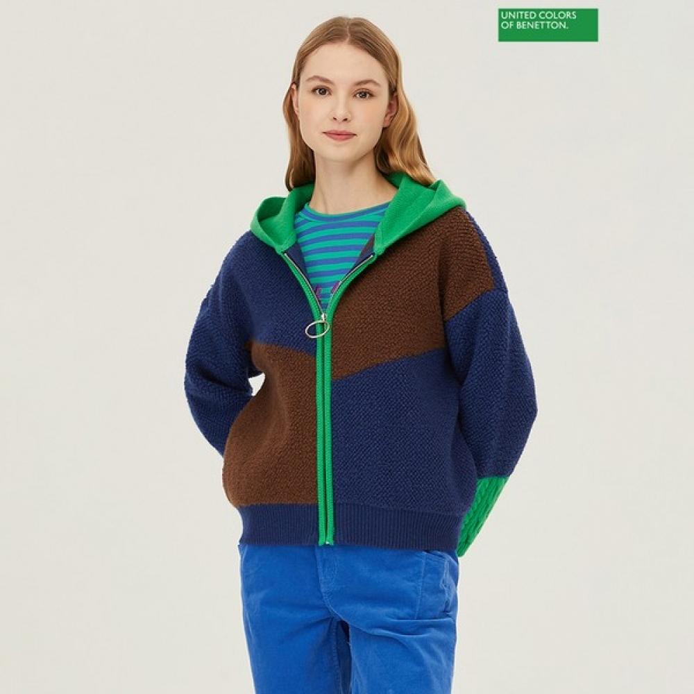 Трикотажна трикотажна застібка з капюшоном Benetton Color Block Bakca1511 PK_pink/OS
Трикотажна трикотажна застібка з капюшоном Benetton Color Block Bakca1511 PK_pink/OS