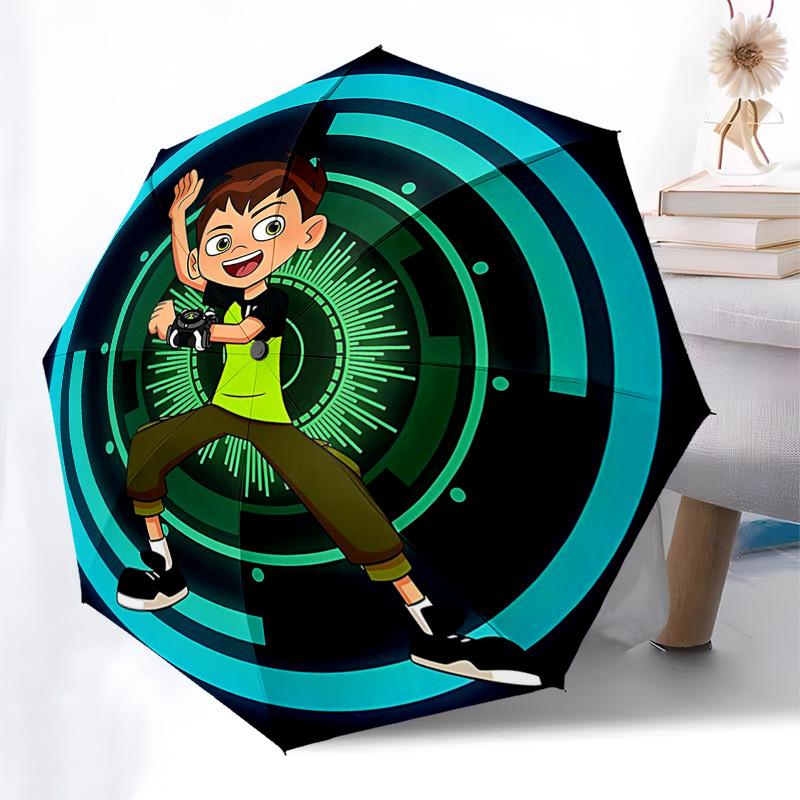 1pc Ben10 Automatic Opening Folding Umbrella with 3-Fold Design, 8-Rib Iron Frame, Outdoor, Ideal Gift for Fans, Travelers, Daily Use, Suitable for Fe
1pc Ben10 Automatic Opening Folding Umbrella with 3-Fold Design, 8-Rib Iron Frame, Outdoor, Ideal Gift for Fans, Travelers, Daily Use, Suitable for Fe