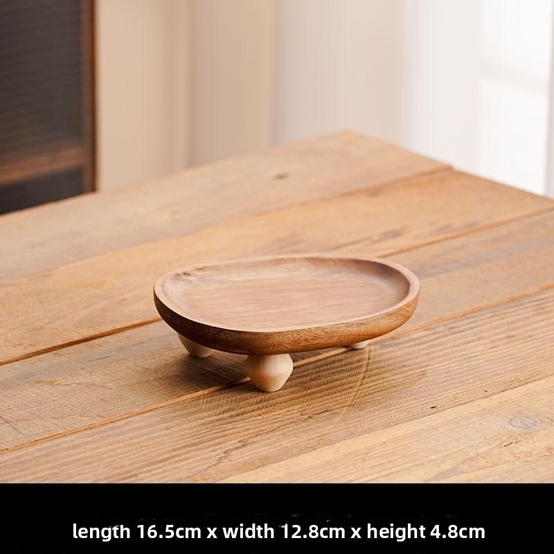 Exquisite Handcrafted Solid Wood Serving Tray, Featuring an Organic Irregular Shape and Elegant High Foot for Daily Dining
Exquisite Handcrafted Solid Wood Serving Tray, Featuring an Organic Irregular Shape and Elegant High Foot for Daily Dining
