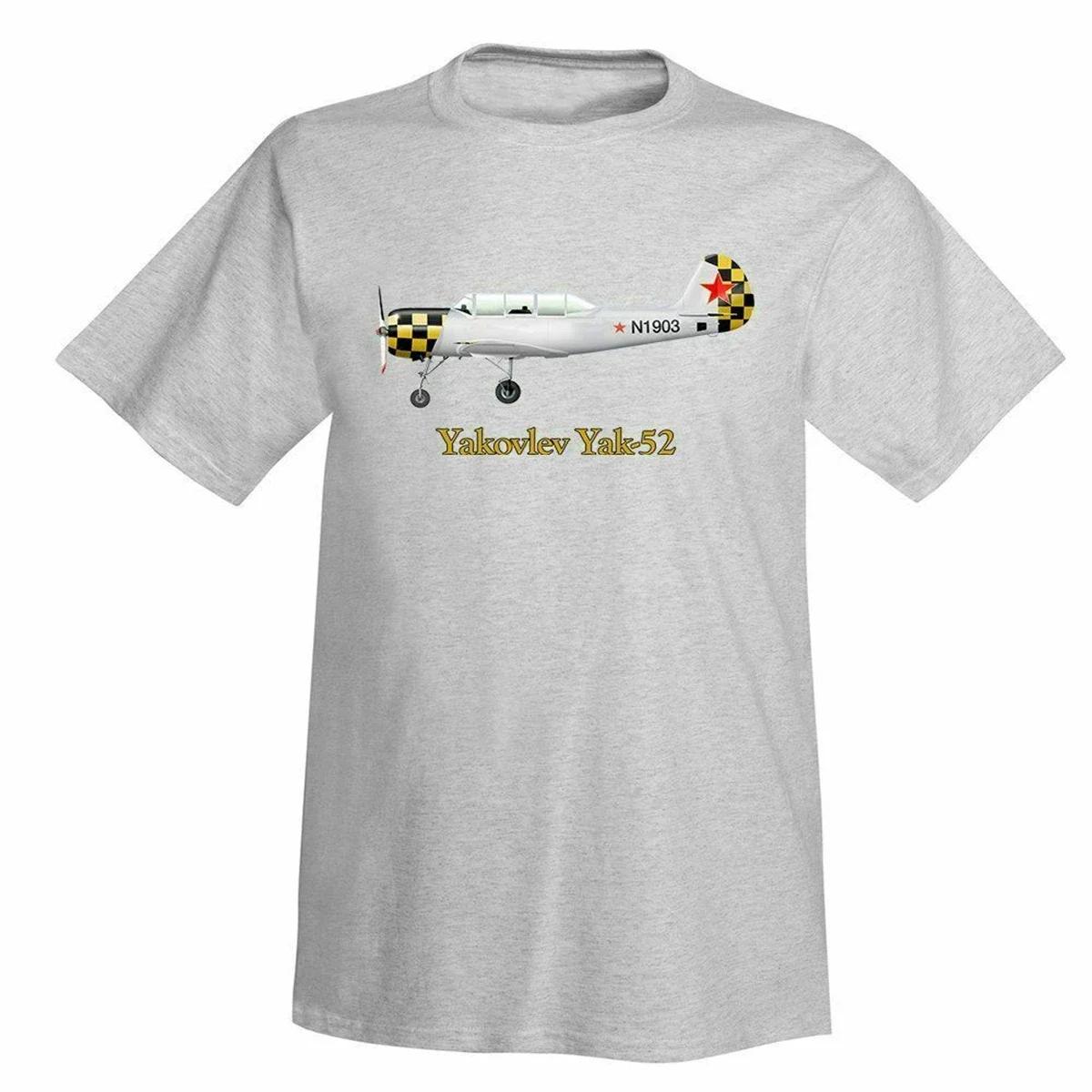 Soviet Yakovlev Yak52 Trainer Aircraft Aviation TShirt 100 Cotton ONeck Summer Short Sleeve Casual Mens Tshirt Size S3XL 4XL
Soviet Yakovlev Yak52 Trainer Aircraft Aviation TShirt 100 Cotton ONeck Summer Short Sleeve Casual Mens Tshirt Size S3XL 4XL
